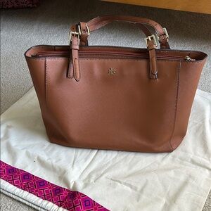 Tory Burch Tan Leather Tote